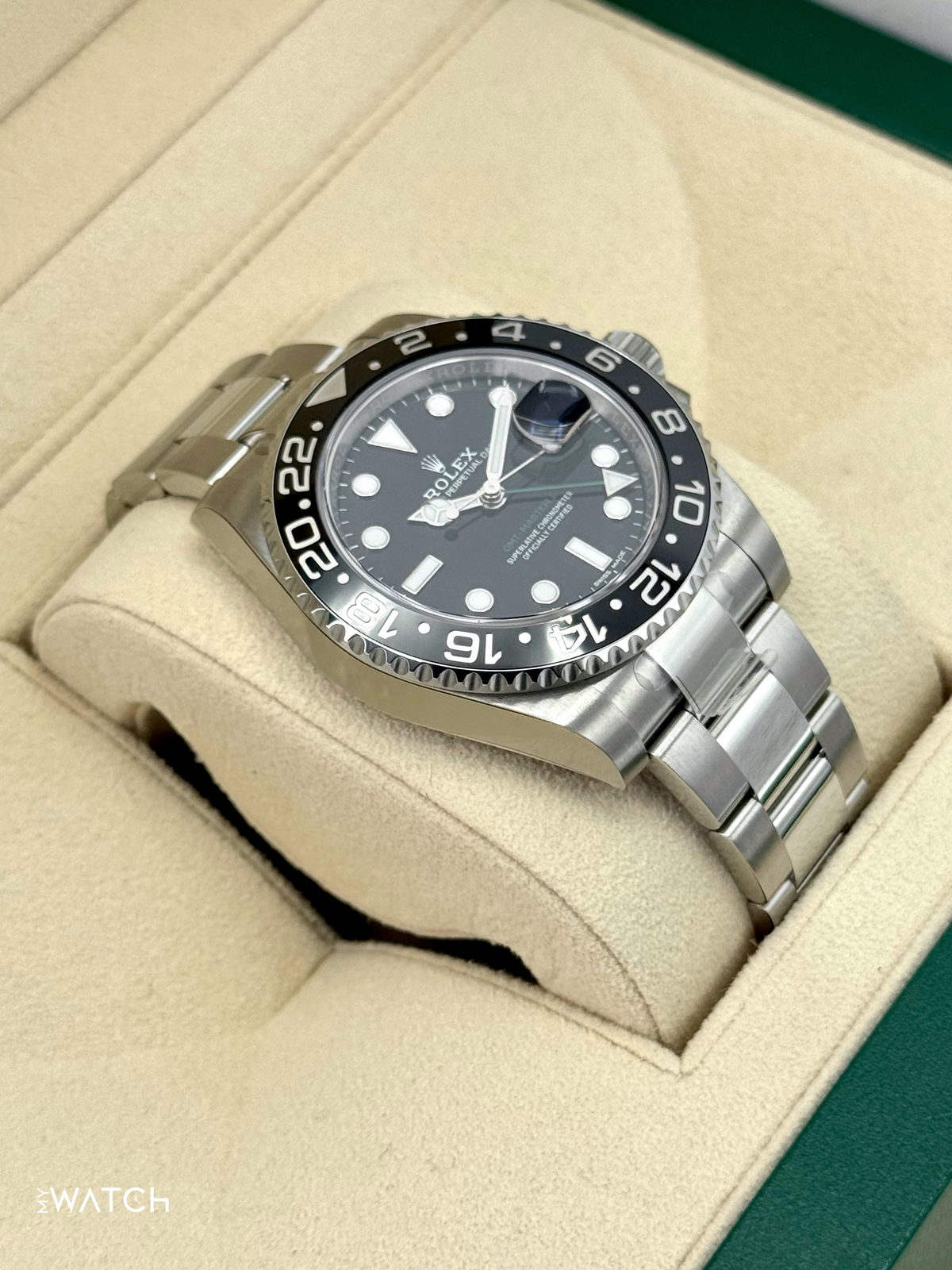 NEW 2017 Rolex GMT-Master II 40mm 116710LN Stainless Steel Black Dial (STICKERED)