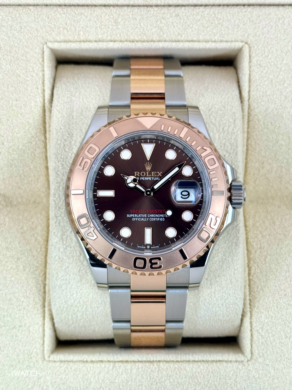 2023 Rolex Yacht-Master 40mm 126621 Two-Tone Chocolate Dial