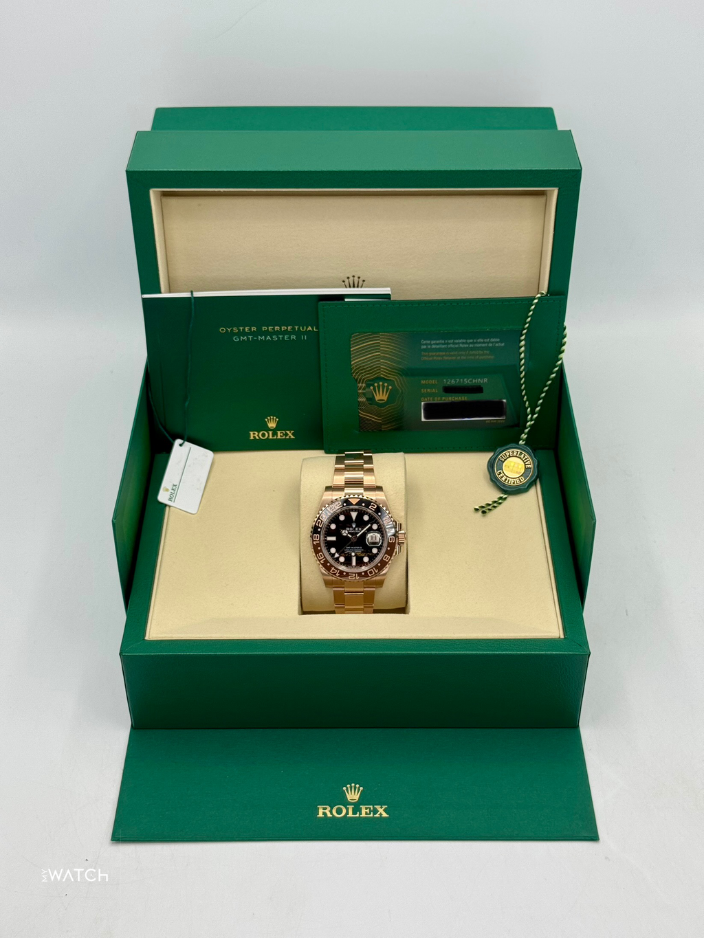 NEW 2025 Rolex GMT-Master II "Rootbeer" 40mm 126715CHNR Tiger Iron Dial