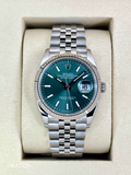 NEW 2025 Rolex Datejust 36mm 126234 Jubilee Green Dial