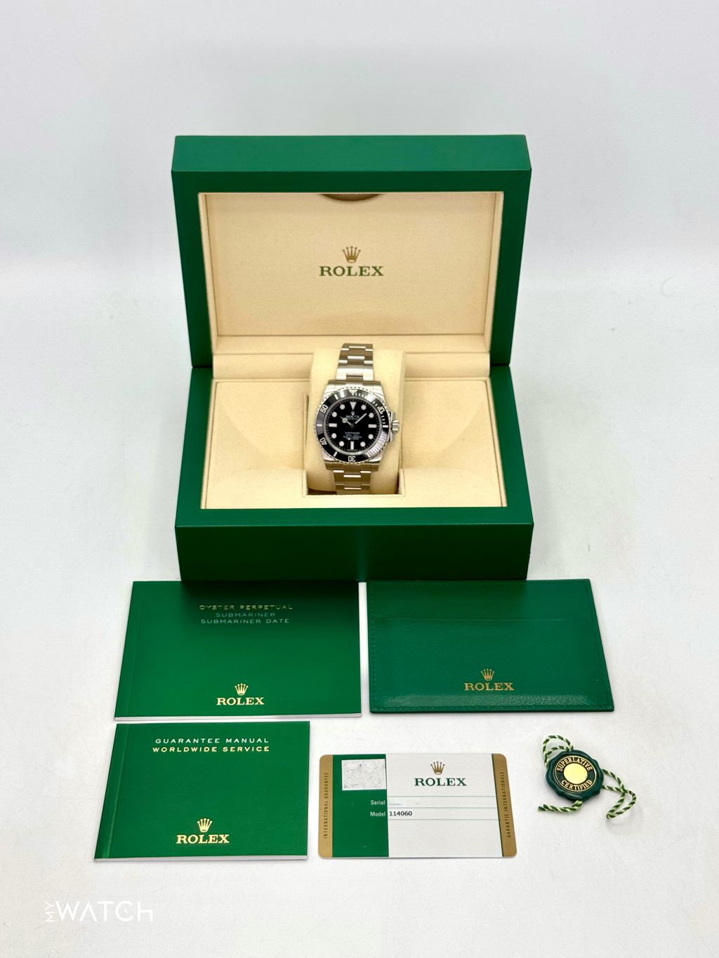 2015 Rolex Submariner 40mm 114060 Stainless Steel Black Dial