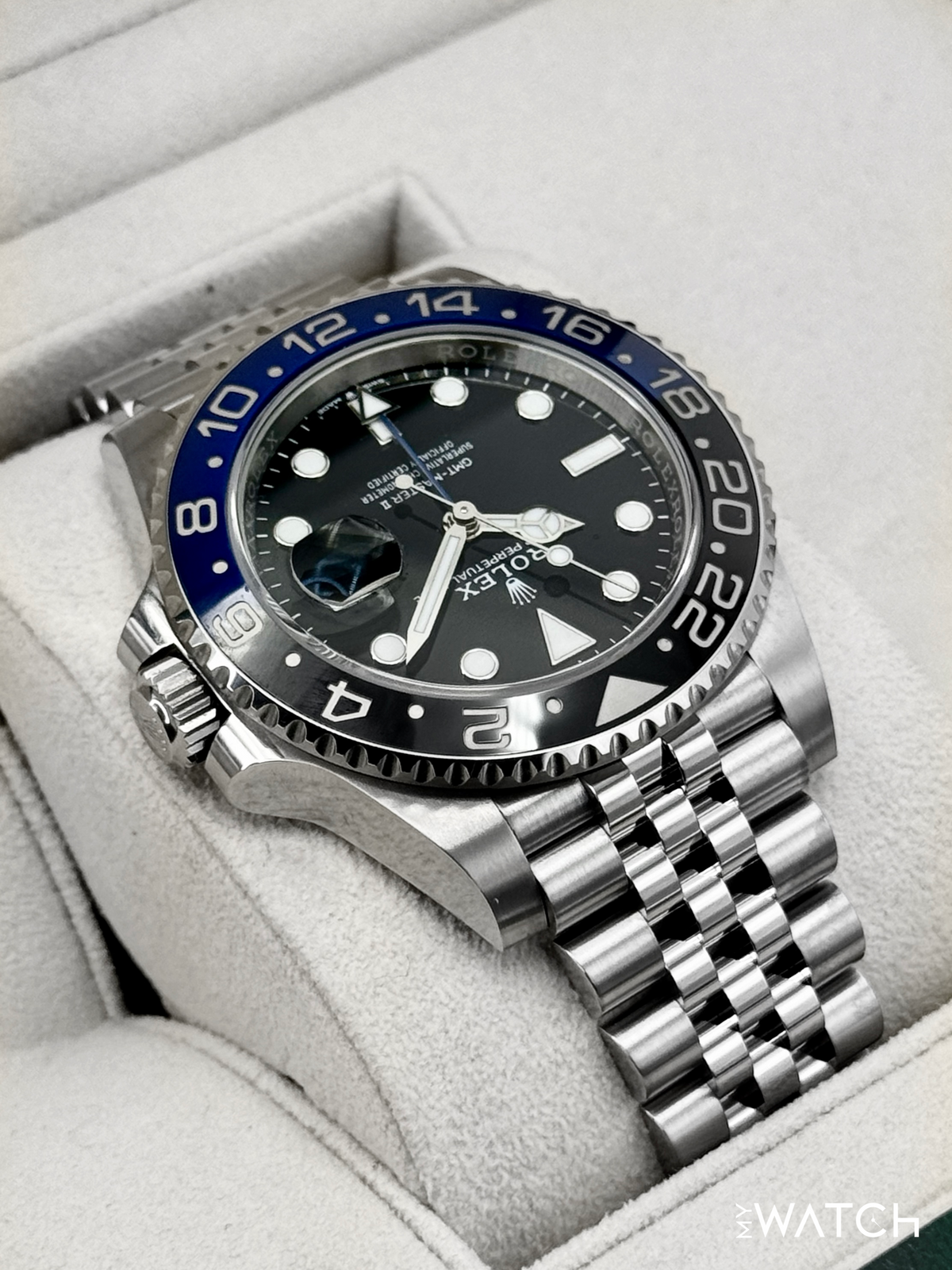 2024 Rolex GMT-Master II "Batgirl" 40mm 126710BLNR Jubilee Black Dial
