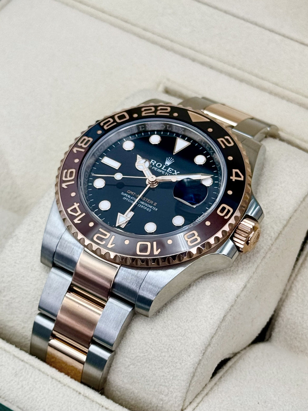 2024 Rolex GMT-Master II Rootbeer 40mm 126711CHNR Two-Tone