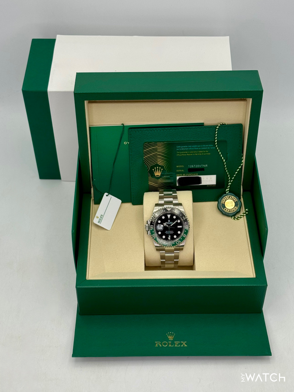 2026 Rolex GMT-Master II “Sprite” 40mm 126720VTNR Oyster