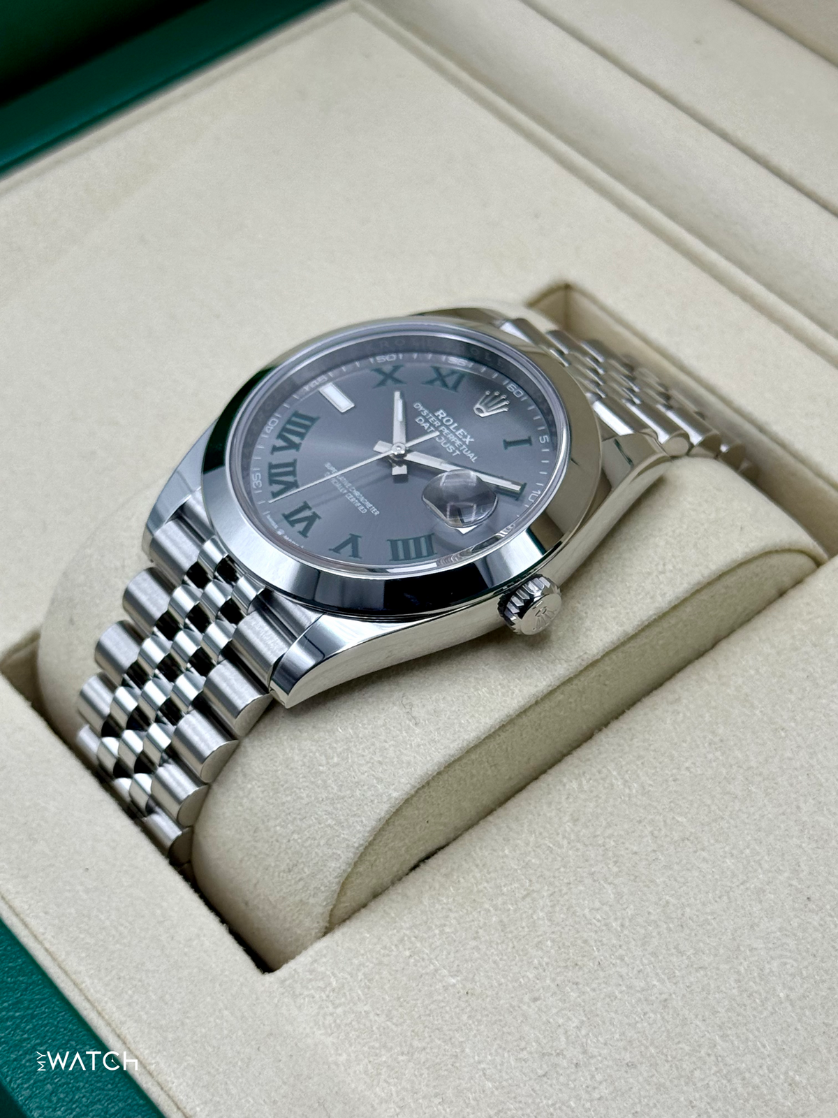 NEW 2026 Rolex Datejust 41mm 126300 Jubilee Wimbledon Dial