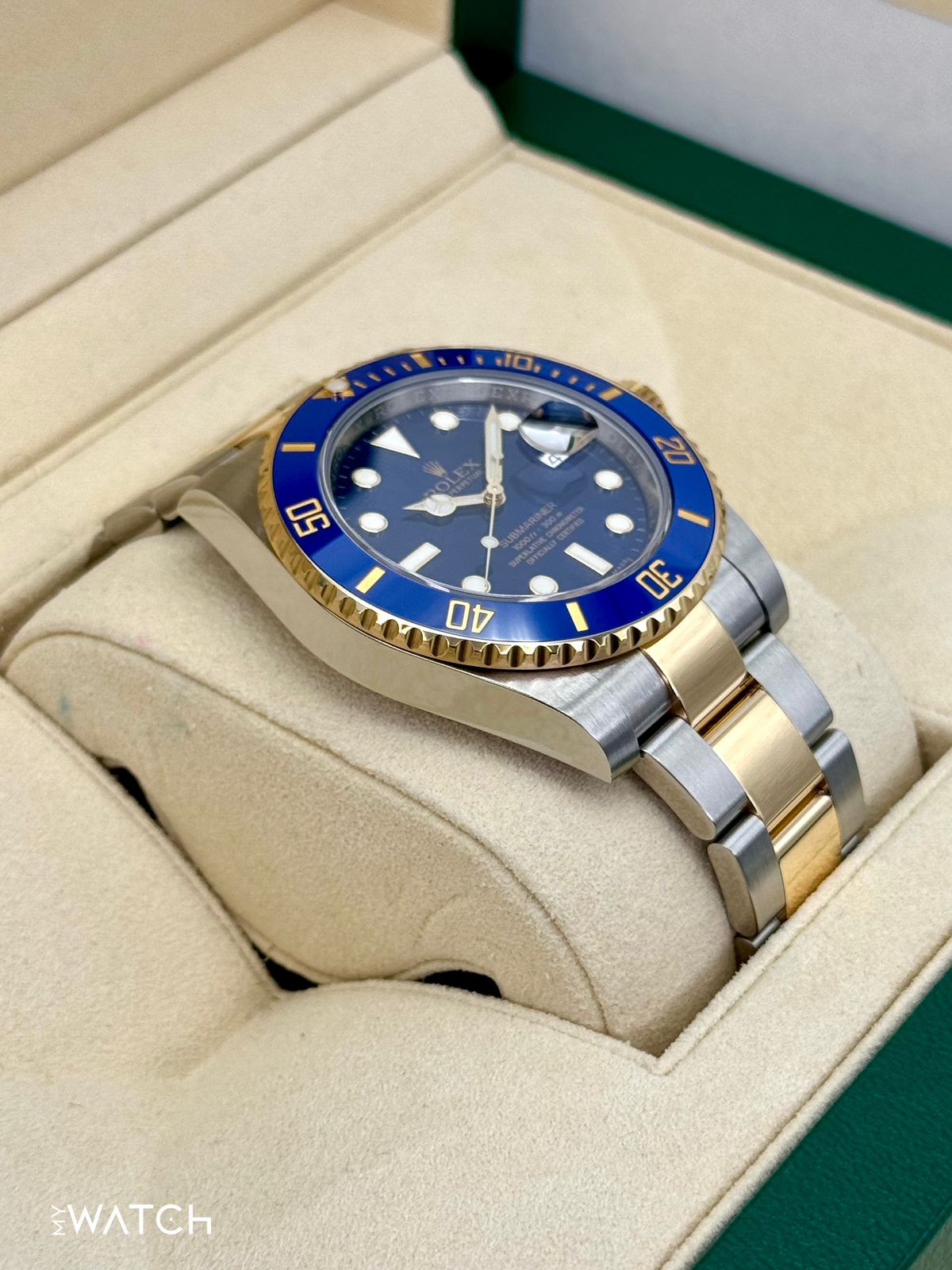 2017 Rolex Submariner "Bluesy" 40mm 116613LB Two-Tone Blue Dial