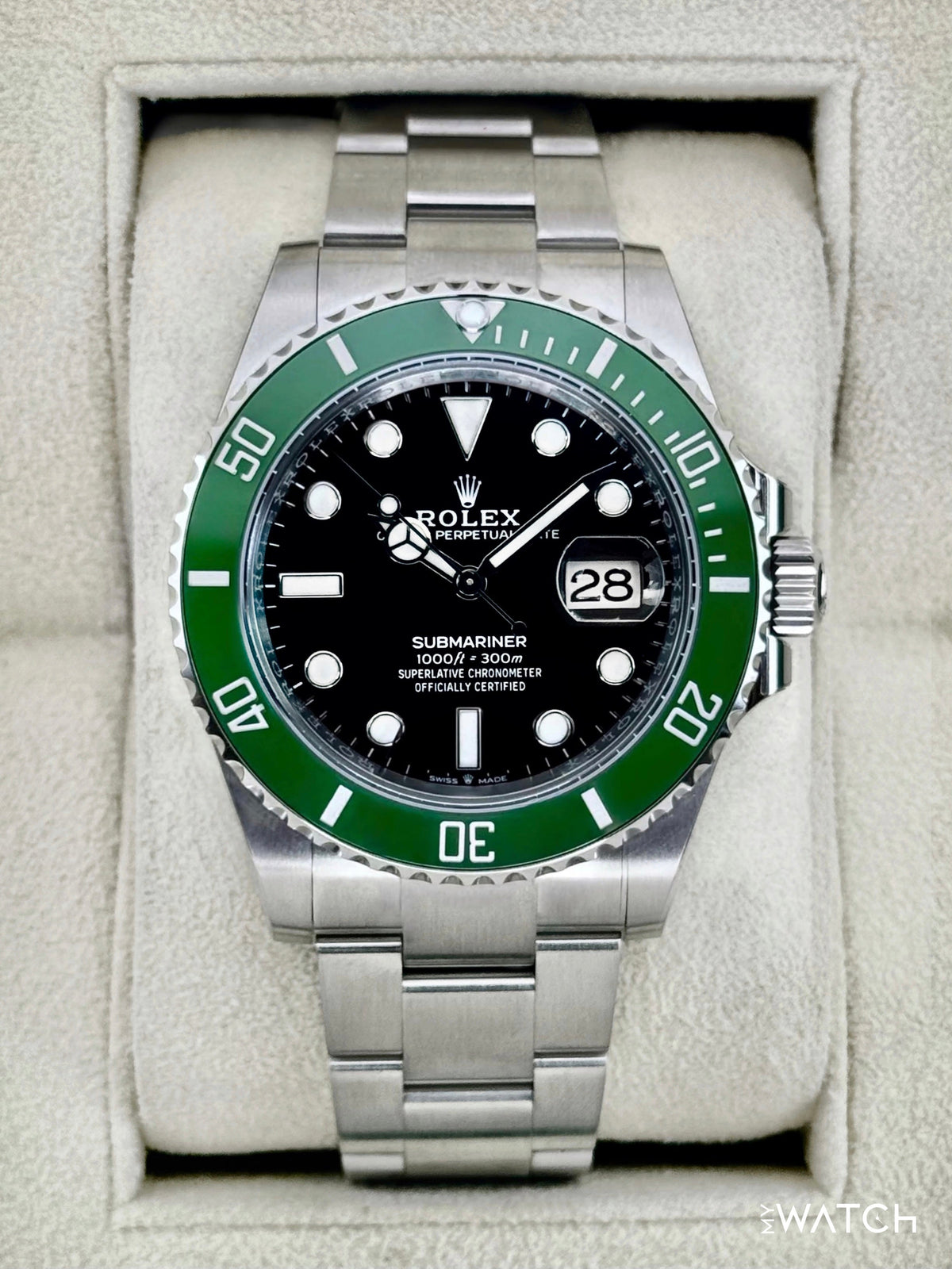 2022 Rolex Submariner "Starbucks" 41mm 126610LV Black Dial