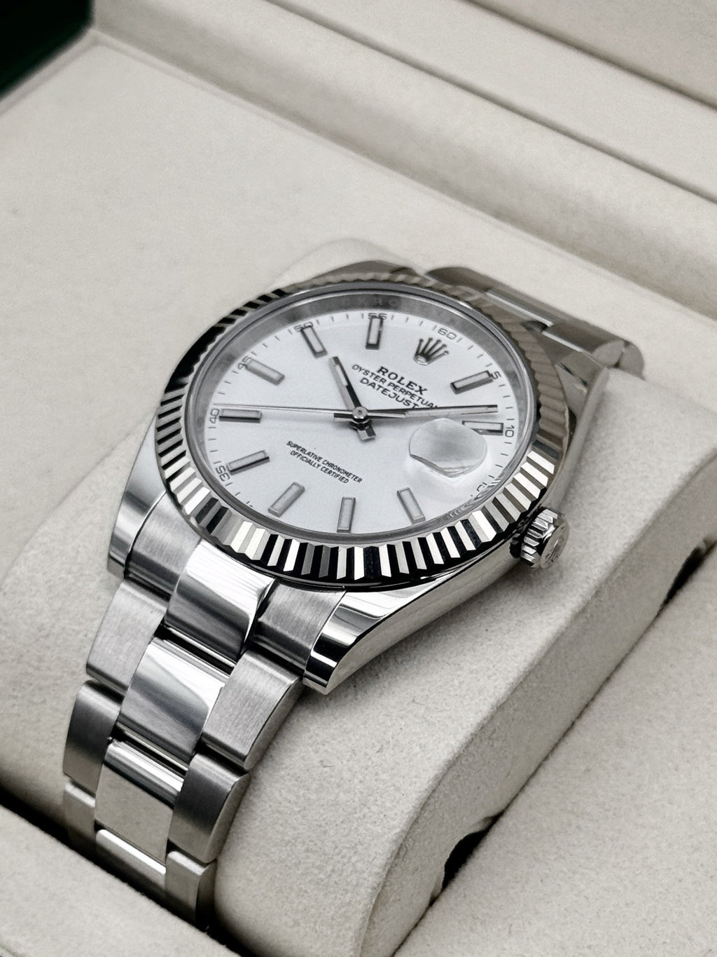 NEW 2026 Rolex Datejust 41mm 126334 Stainless Steel Oyster White Dial