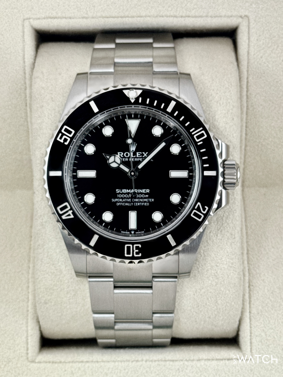 2021 Rolex Submariner 41mm 124060 Stainless Steel Black Dial