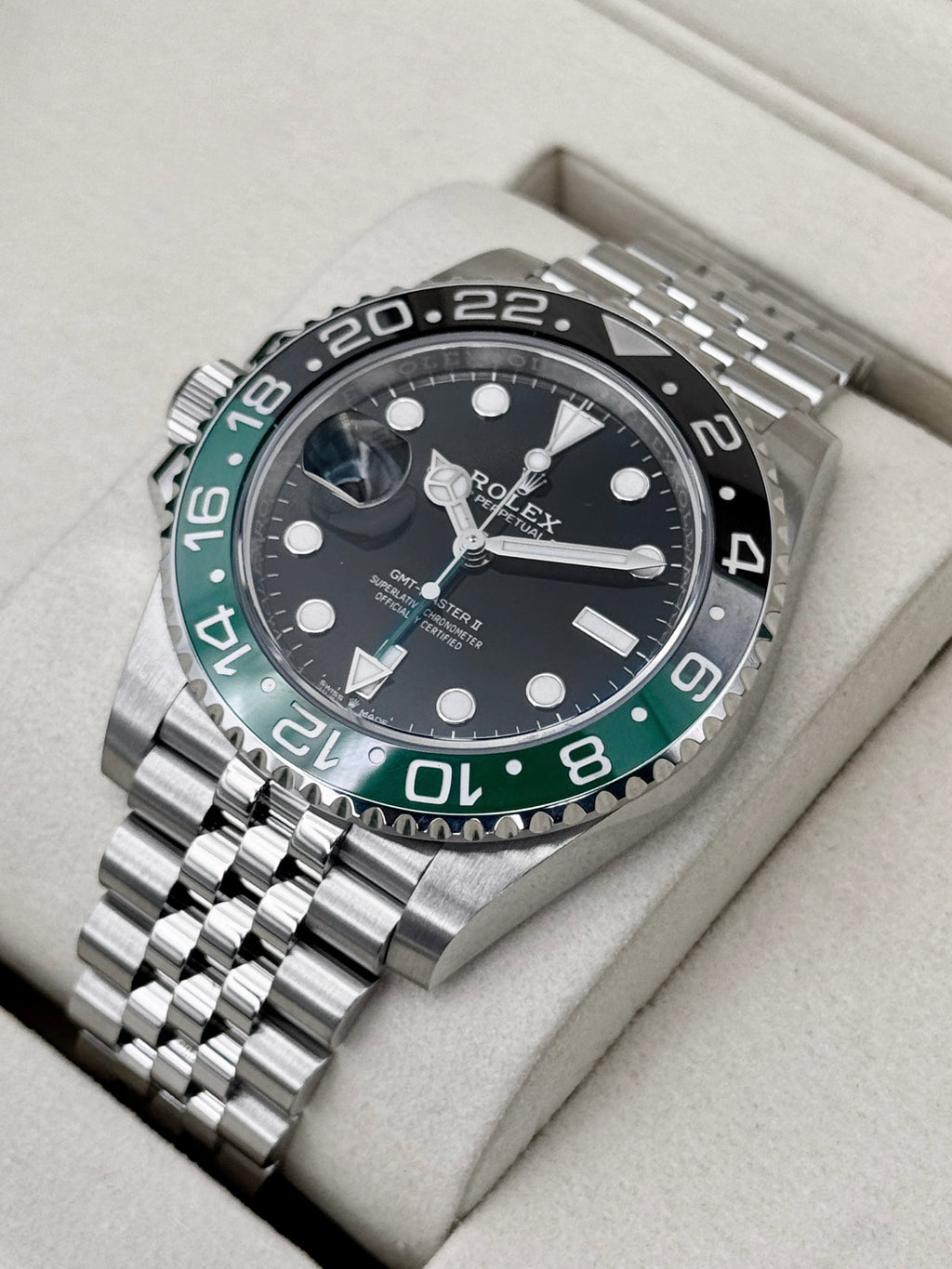 2025 Rolex GMT-Master II Sprite 40mm 126720VTNR Jubilee