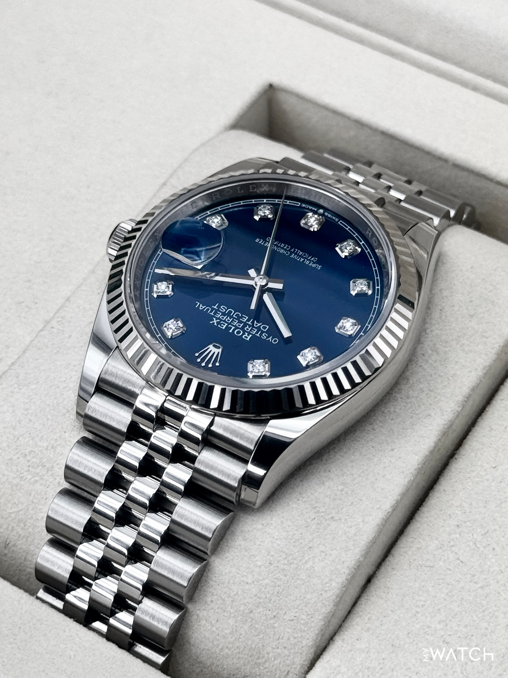 NEW 2026 Rolex Datejust 36mm 126234 Stainless Steel Jubilee Blue Diamond Dial