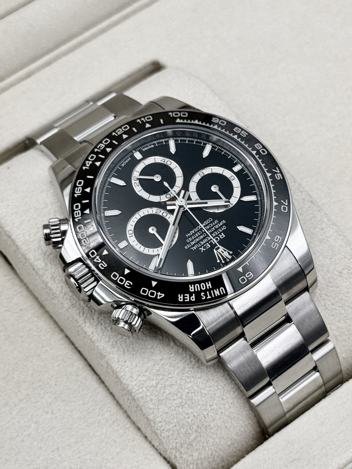 2025 Rolex Daytona 40mm 126500LN Stainless Steel Black Dial