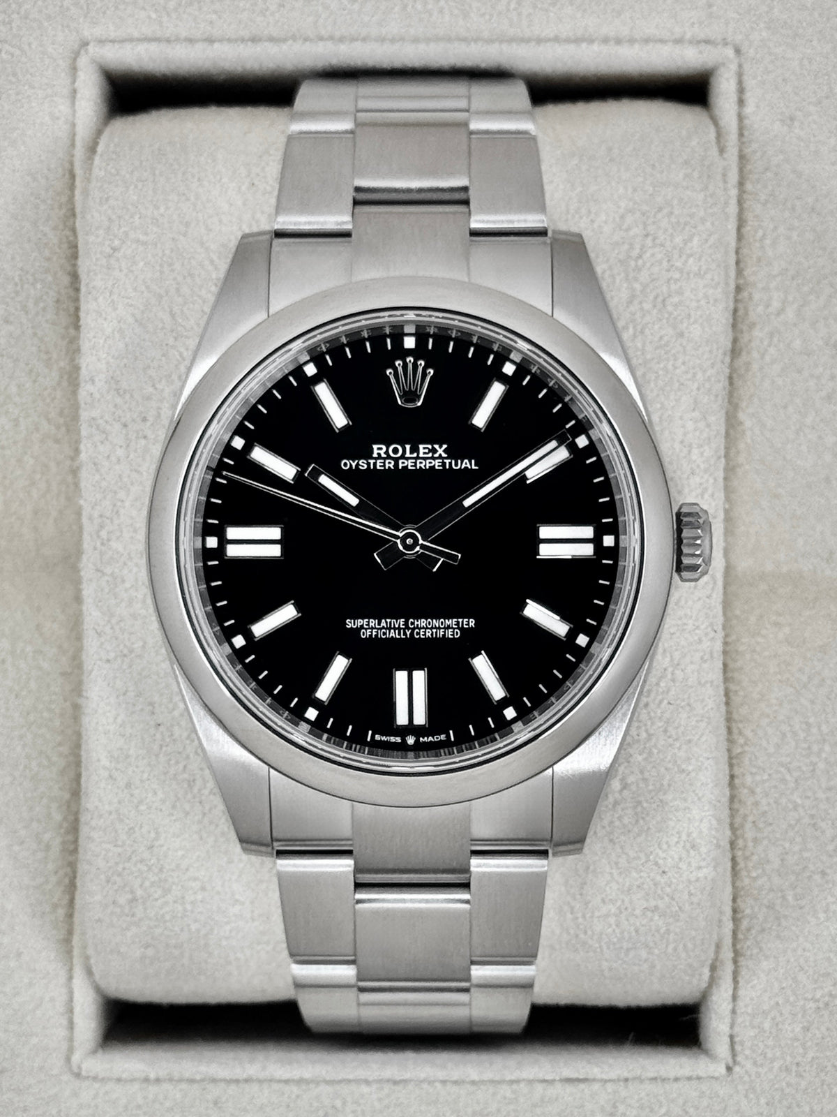 2023 Rolex Oyster Perpetual 41mm 124300 Black Dial