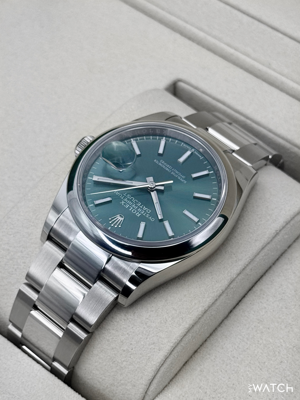 NEW 2026 Rolex Datejust 36mm 126200 Oyster Mint Green Dial