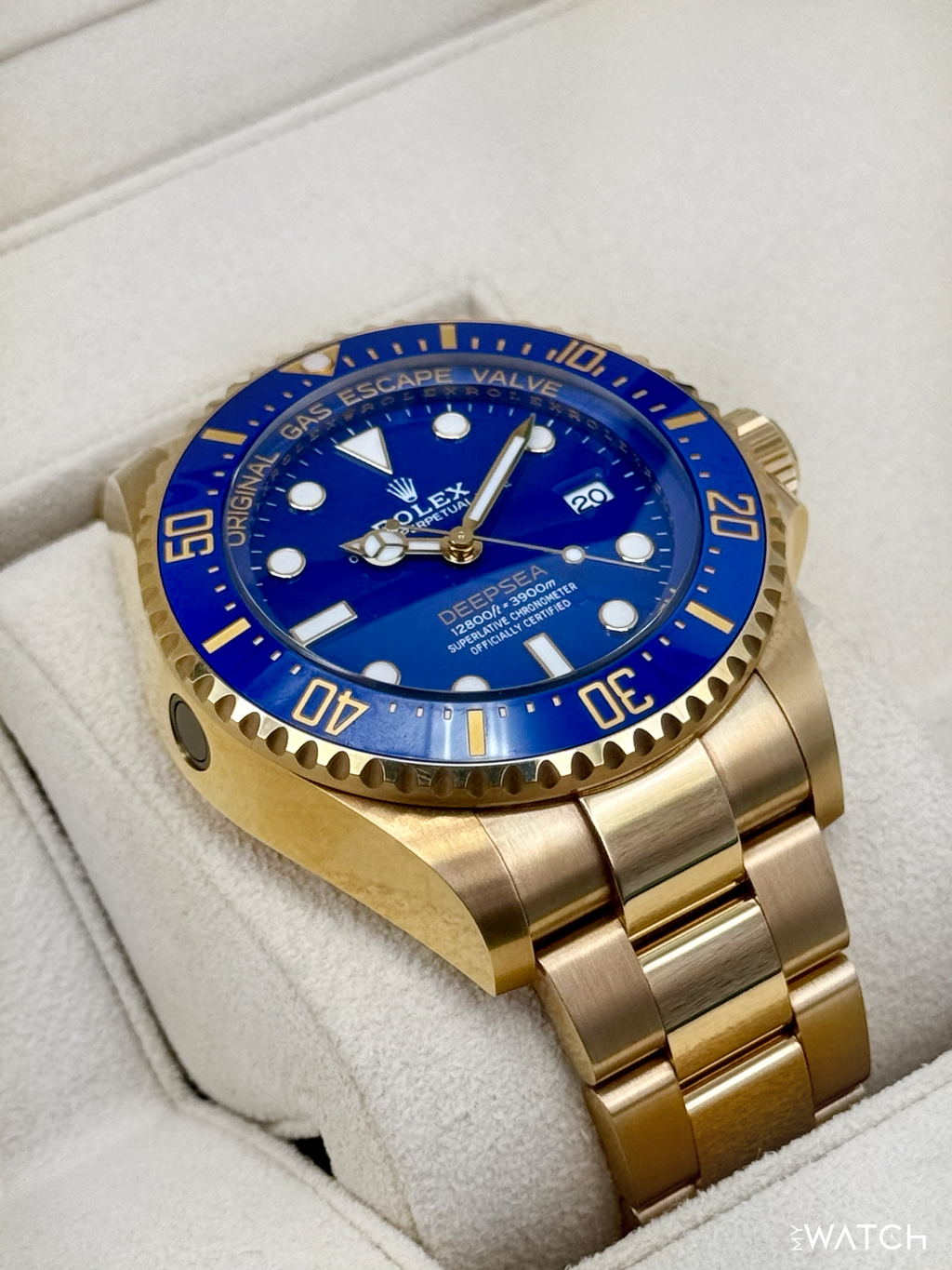 2025 Rolex Deepsea 44mm 136668LB Yellow Gold Blue Dial