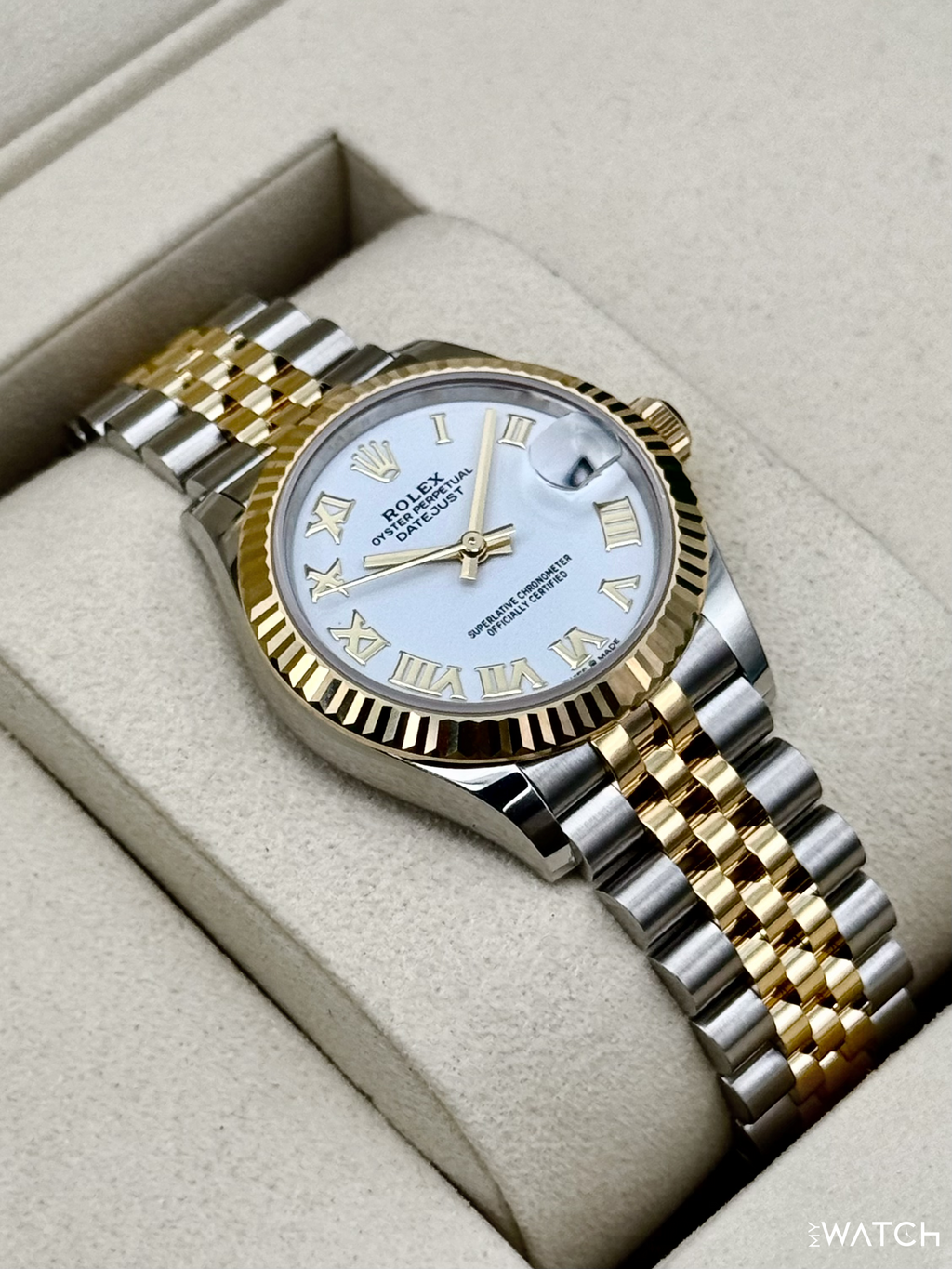 NEW 2026 Rolex Datejust 31mm 278273 Two-Tone Jubilee White Dial