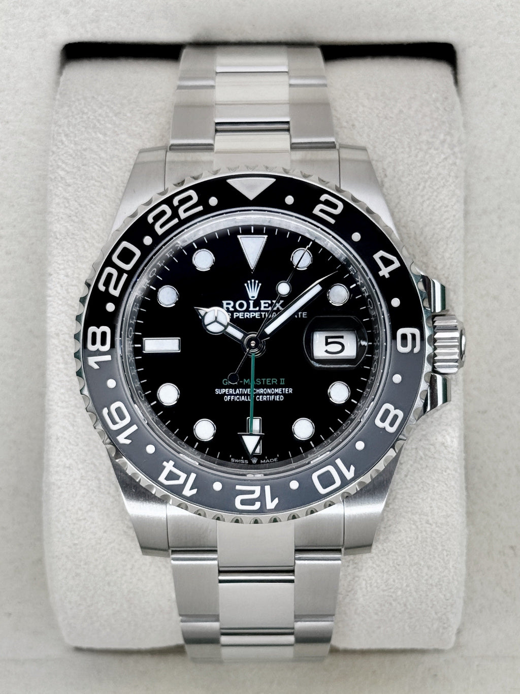 NEW 2026 Rolex GMT-Master II Bruce Wayne 40mm 126710GRNR Oyster (NEW STYLE CARD)