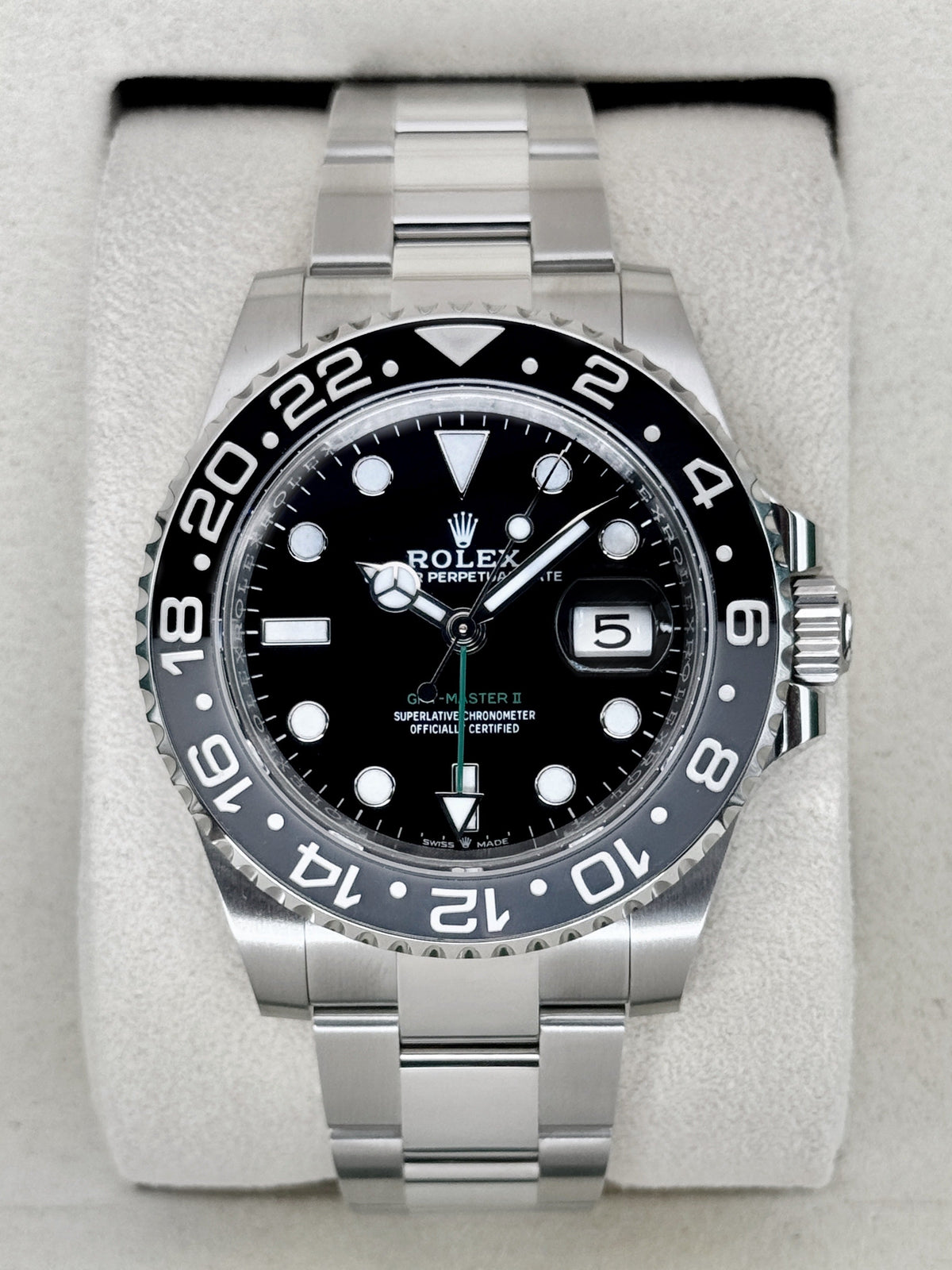 NEW 2026 Rolex GMT-Master II Bruce Wayne 40mm 126710GRNR Oyster (NEW STYLE CARD)
