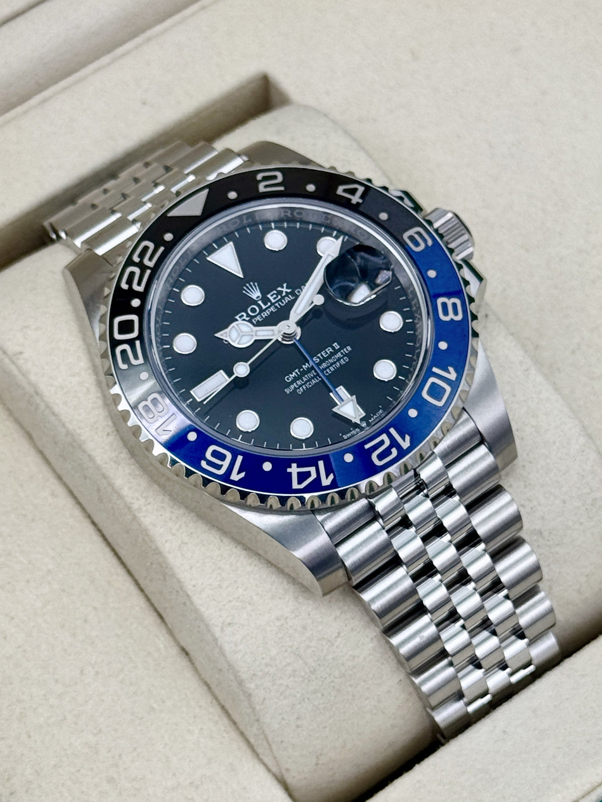 2025 Rolex GMT-Master II "Batgirl" 40mm 126710BLNR Jubilee