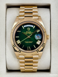 NEW 2026 Rolex Day-Date 40mm 228238 Presidential Green Ombre Dial (STICKERED)