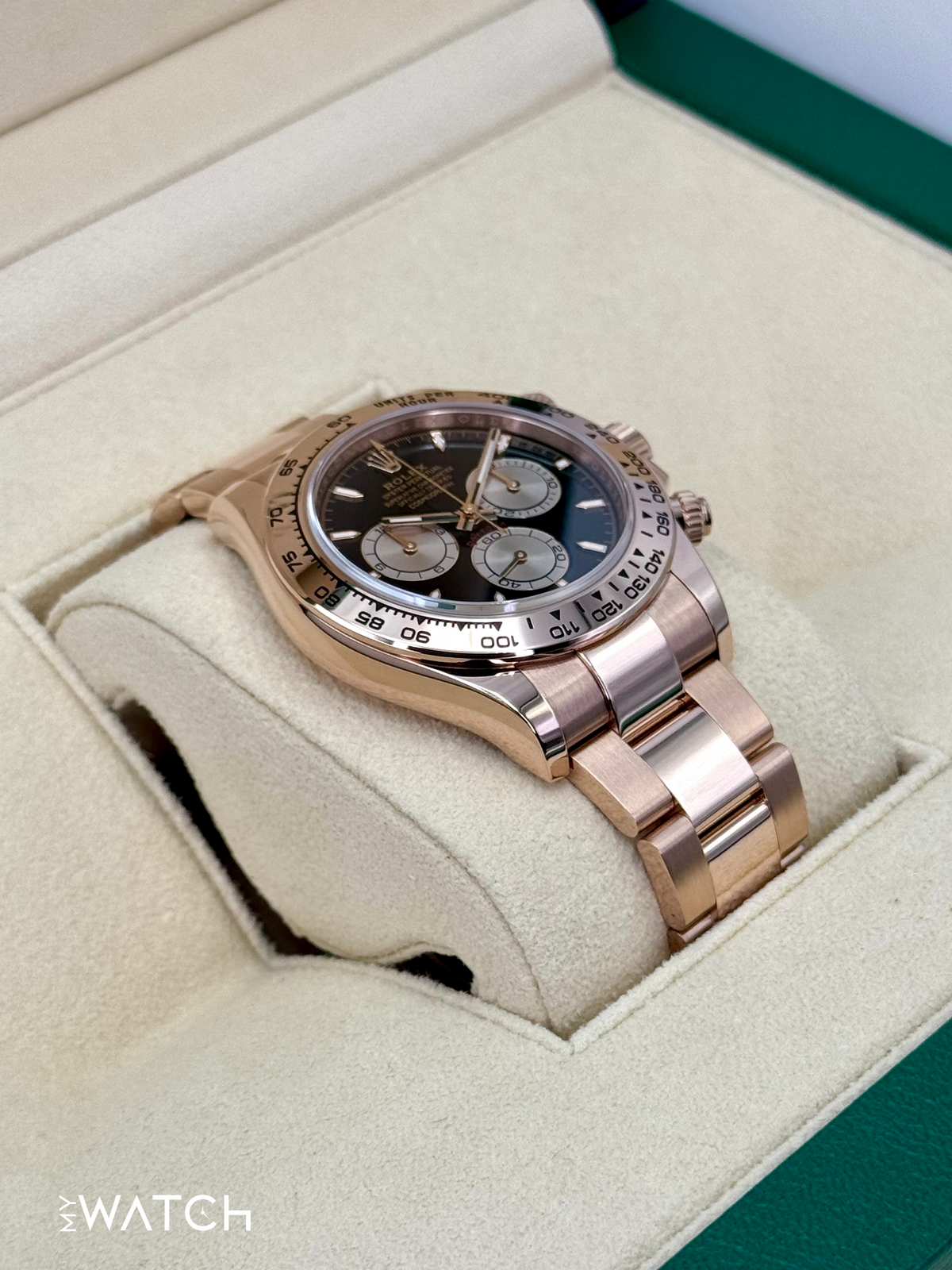 2024 Rolex Daytona 40mm 126505 Rose Gold Black Dial