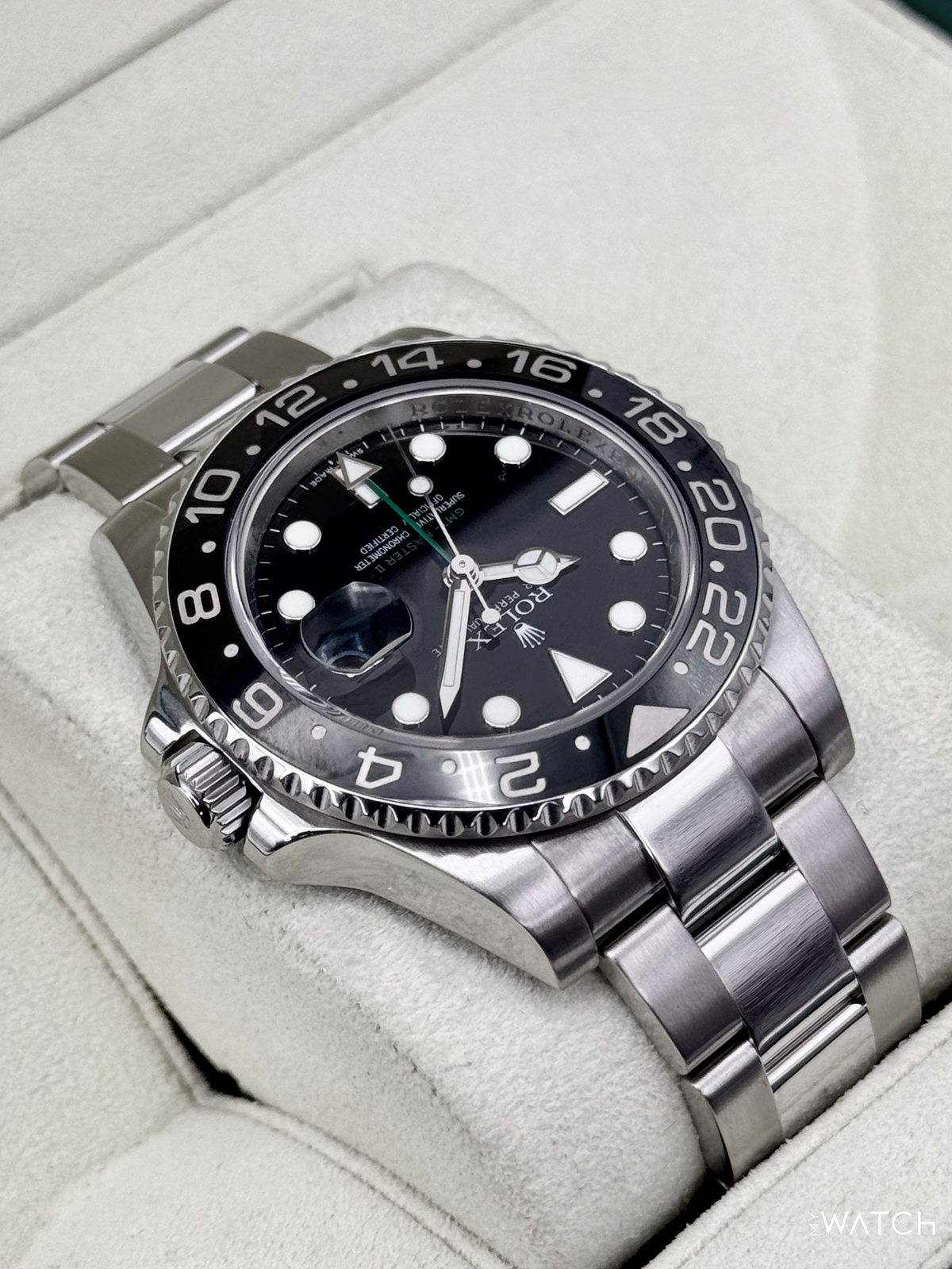 2008 Rolex GMT-Master II 40mm 116710LN Stainless Steel Black Dial