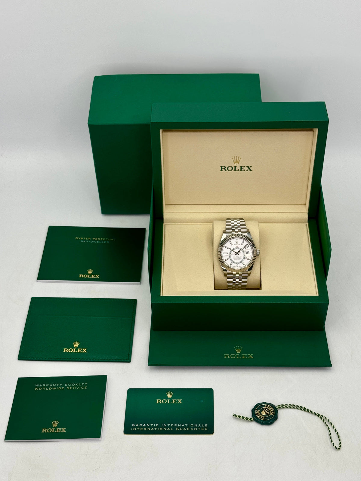 2026 Rolex Sky-Dweller 42mm 336934 Stainless Steel Jubilee White Dial