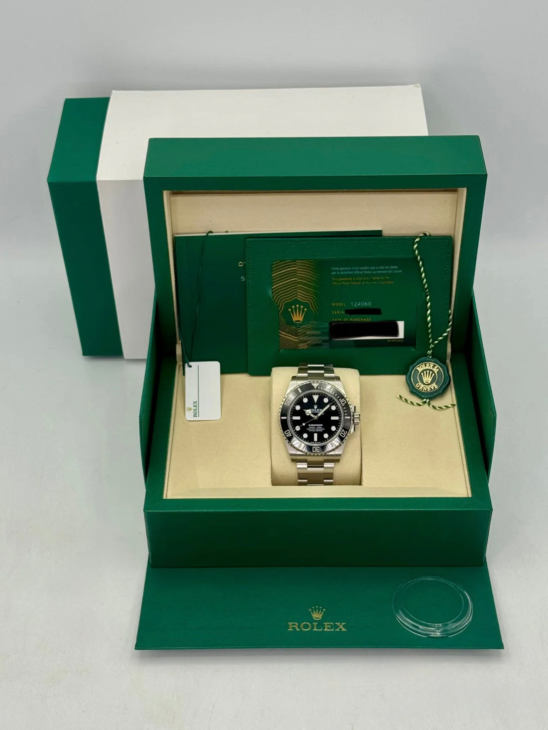 2025 Rolex Submariner 41mm 124060 Stainless Steel Black Dial