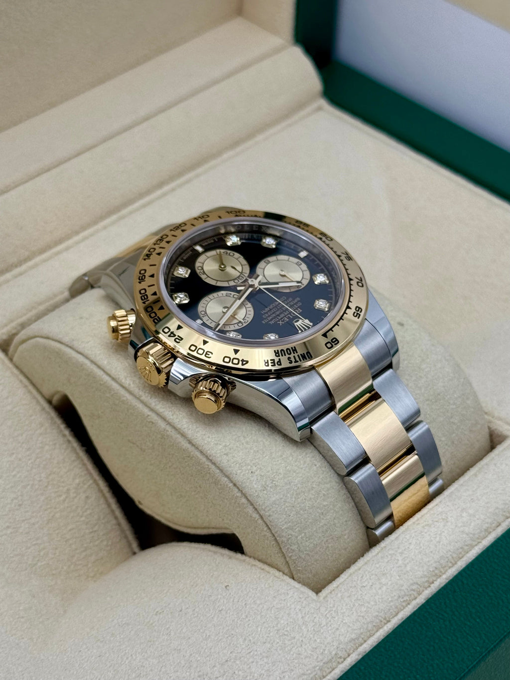 NEW 2025 Rolex Daytona 40mm 126503 Two-Tone Black Diamond Dial