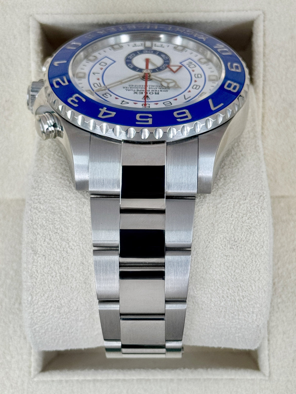 2022 Rolex Yacht-Master II 44mm 116680 Stainless Steel White Dial