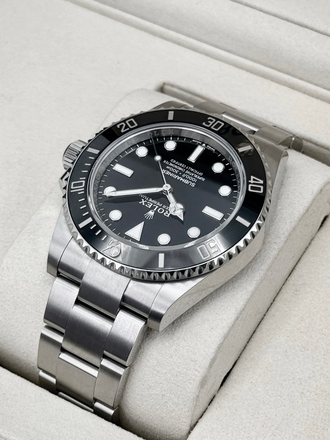 2025 Rolex Submariner 41mm 124060 Stainless Steel Black Dial