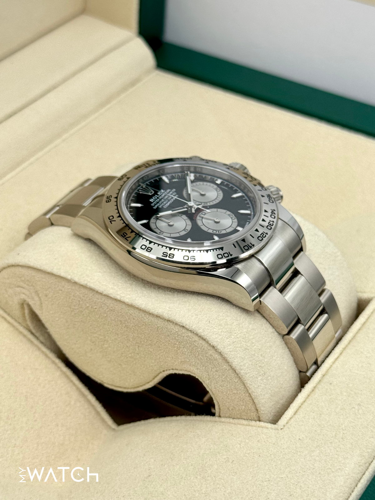 2023 Rolex Daytona 40mm 126509 White Gold Black Dial