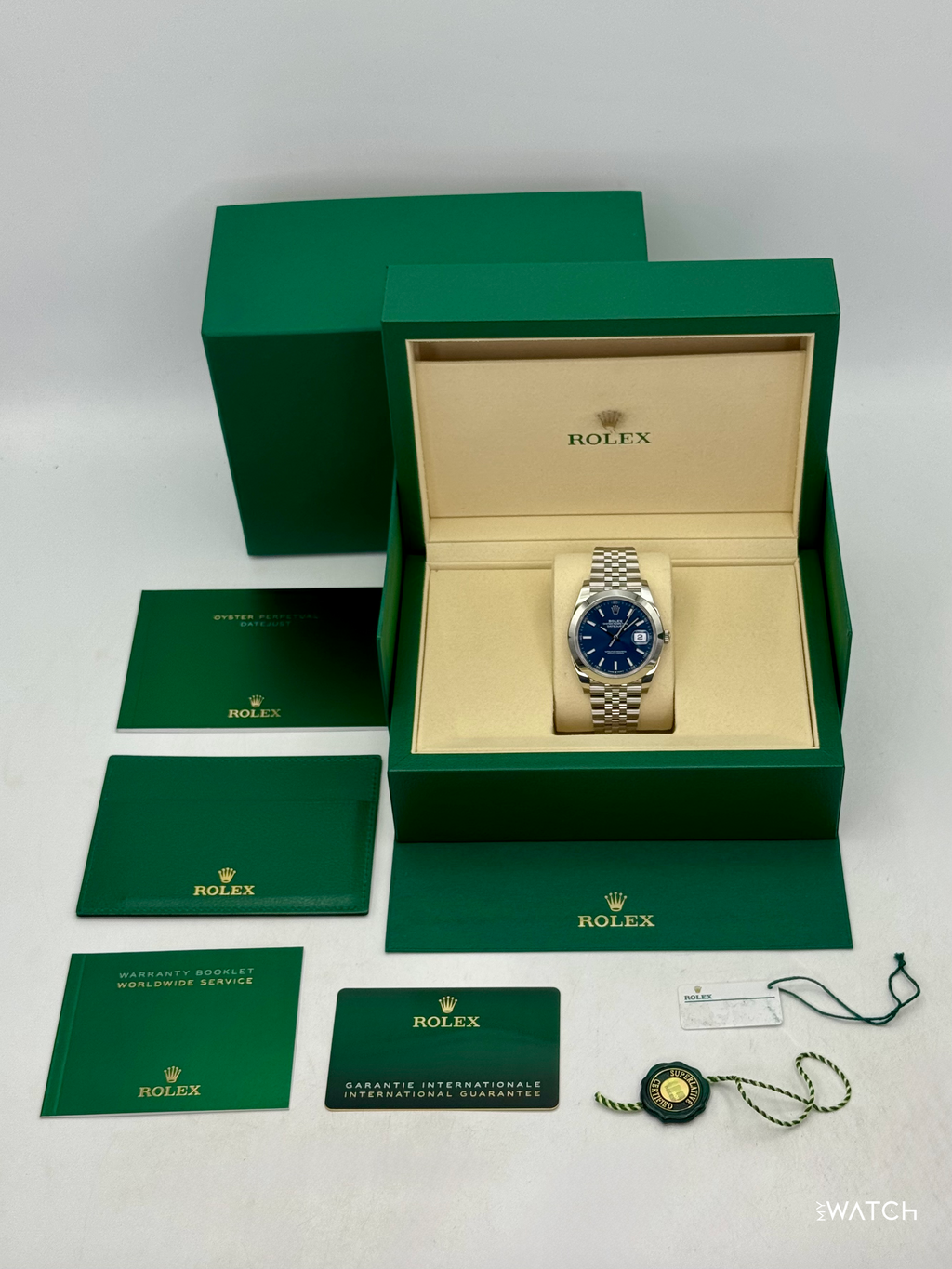 NEW 2026 Rolex Datejust 41mm 126300 Stainless Steel Jubilee Blue Dial
