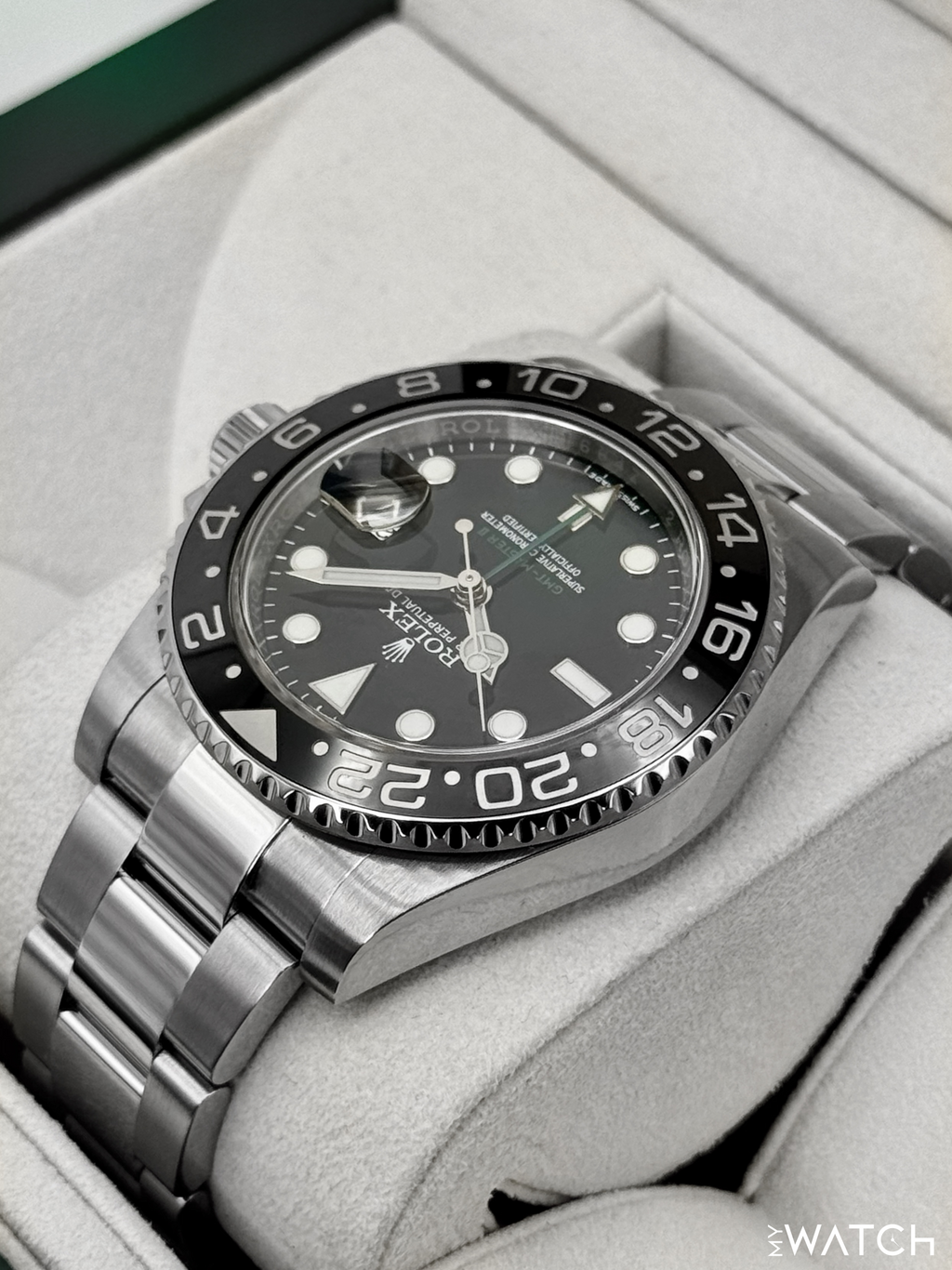 2015 Rolex GMT-Master II 40mm 116710LN Stainless Steel Black Dial
