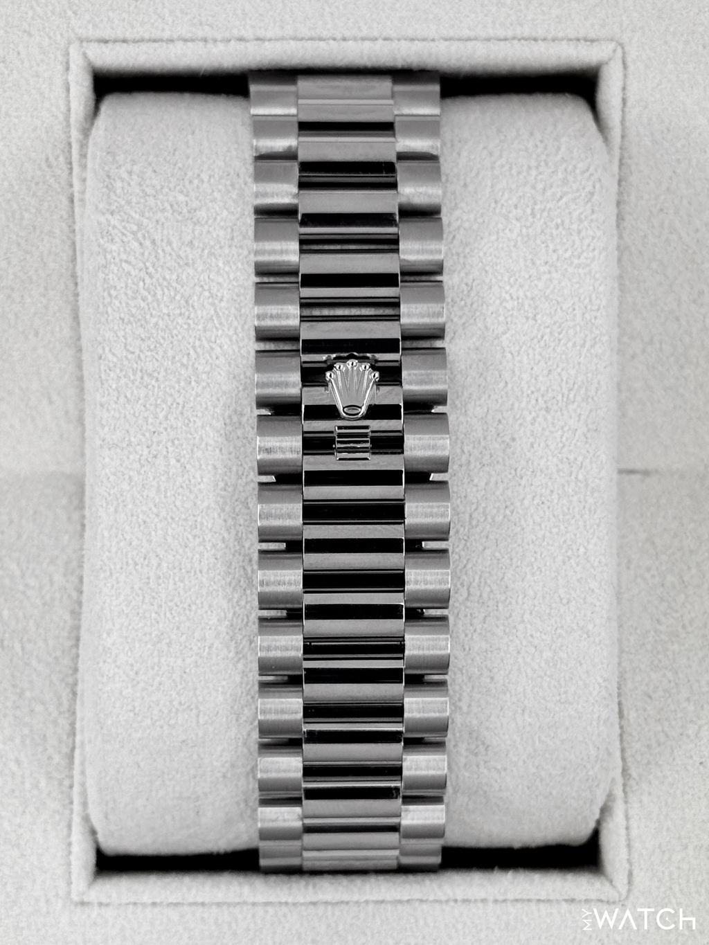 2025 Rolex Day-Date 40mm 228239 Presidential White Gold Meteorite Diamond Dial
