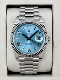 NEW 2026 Rolex Day-Date Platinum 40mm 228236 Ice Blue Roman Dial