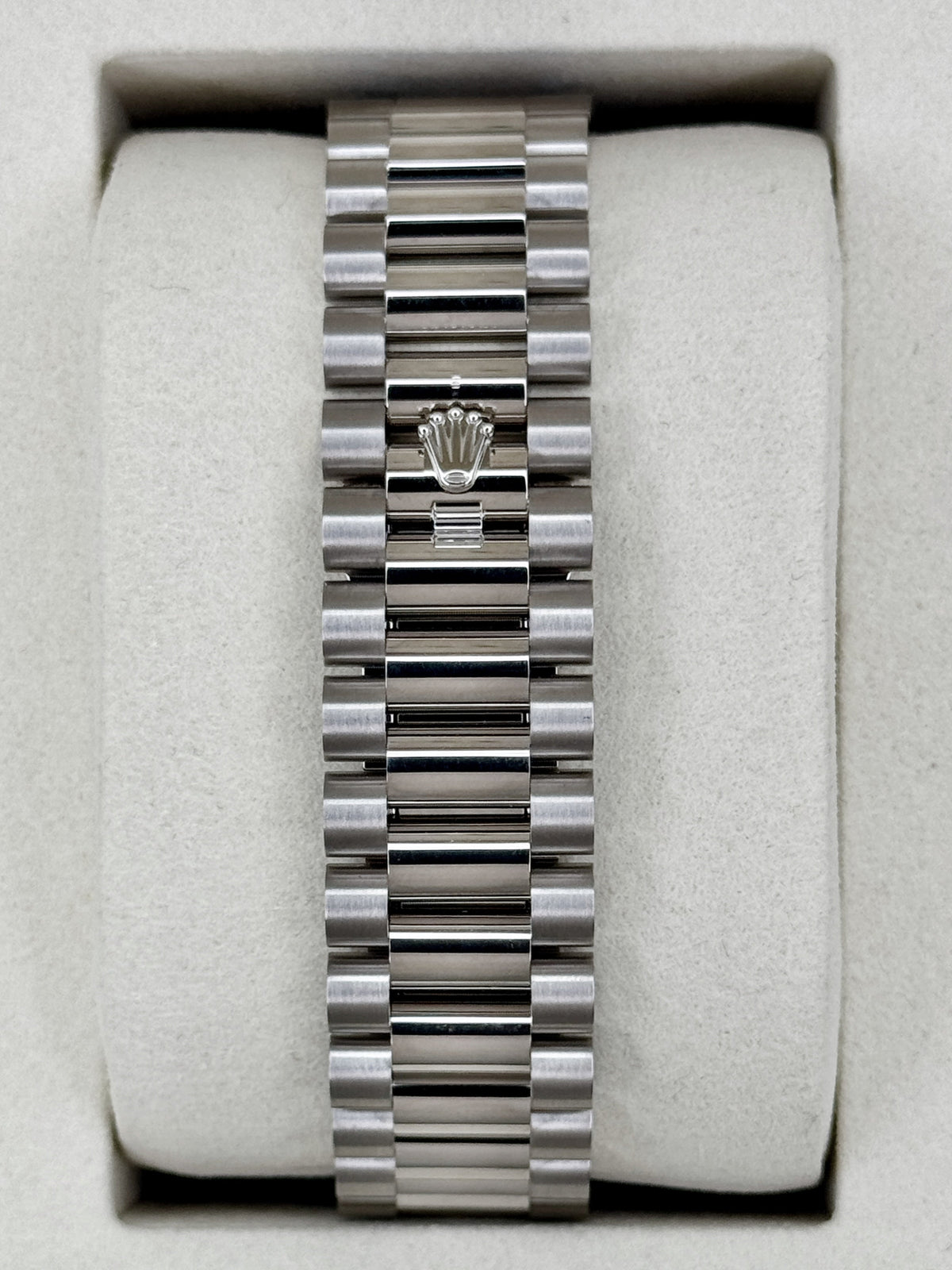 NEW 2026 Rolex Day-Date 40mm 228239 White Gold Meteorite Diamond Dial