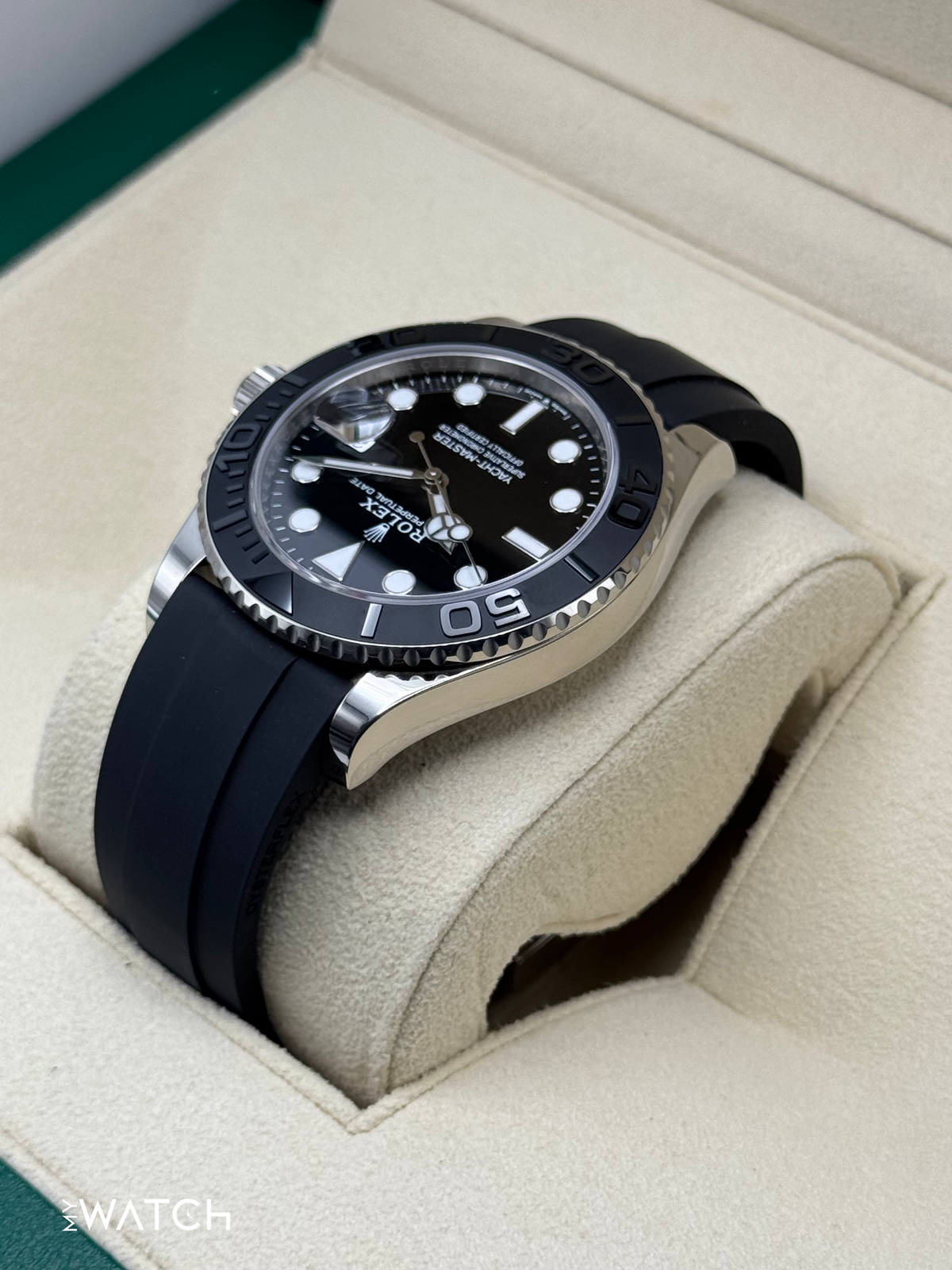 2024 Rolex Yacht-Master 42mm 226659 White Gold Oysterflex Black Dial