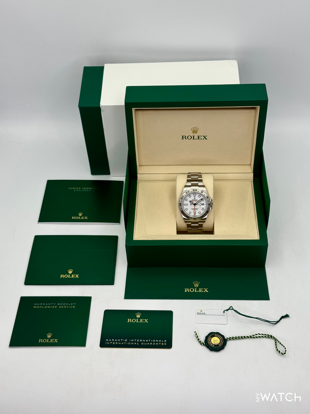 NEW 2026 Rolex Explorer II 42mm 226570 Stainless Steel Polar White Dial