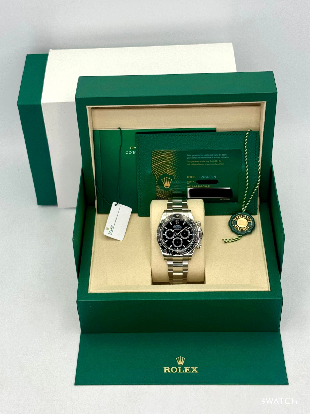 2025 Rolex Daytona 40mm 126500LN Stainless Steel Black Dial