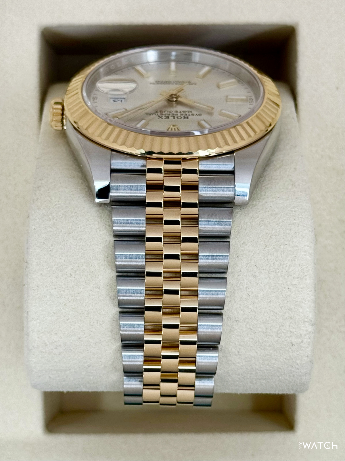 2025 Rolex Datejust 41mm 126333 Two-Tone Jubilee Silver Dial