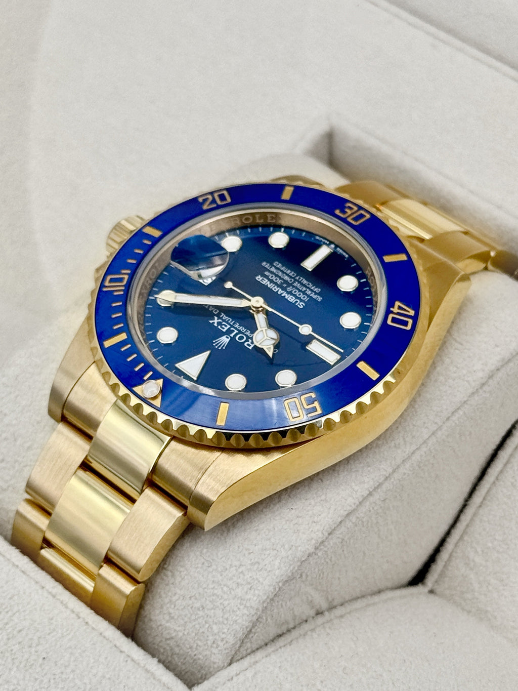 2025 Rolex Submariner "Bluesy" 41mm 126618LB Yellow Gold Blue Dial
