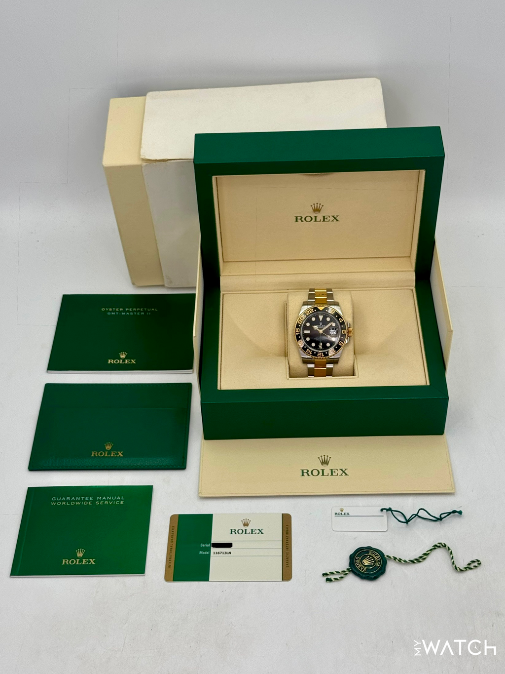 2017 Rolex GMT-Master II 40mm 116713LN Two-Tone Black Dial