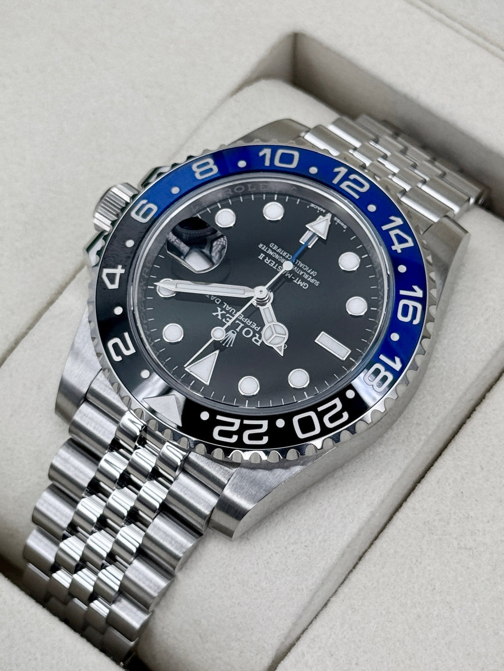 2026 Rolex GMT-Master II Batgirl 40mm 126710BLNR Jubilee