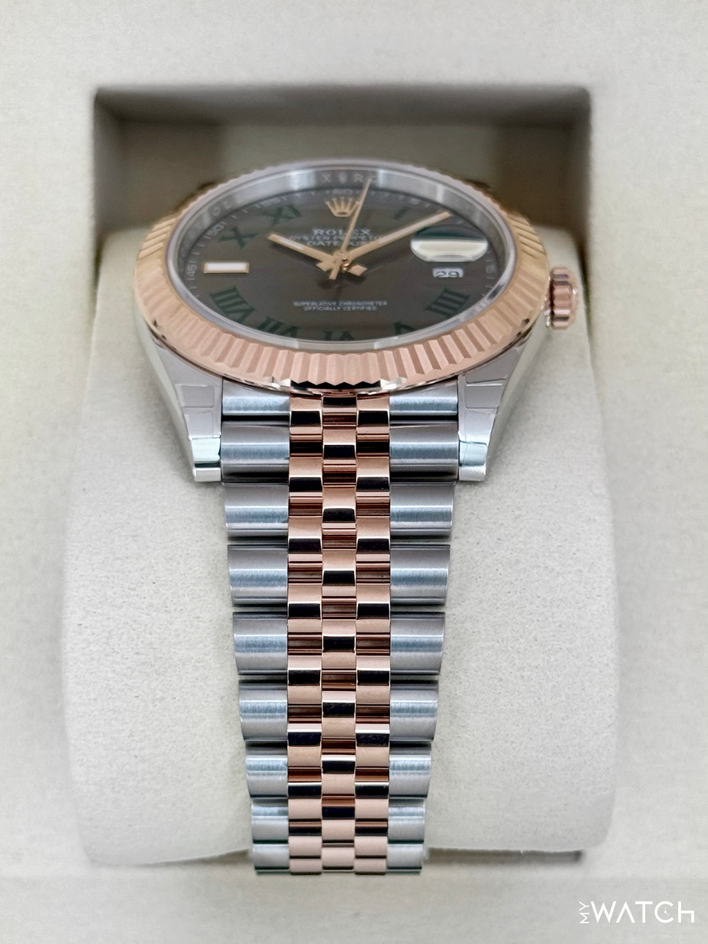 NEW 2026 Rolex Datejust 41mm 126331 Two-Tone Jubilee Wimbledon Dial (STICKERED)