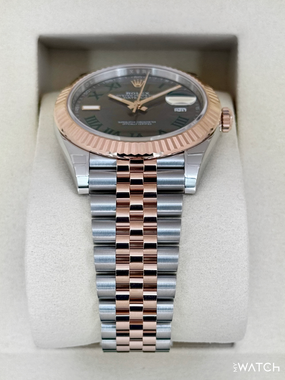 NEW 2026 Rolex Datejust 41mm 126331 Two-Tone Jubilee Wimbledon Dial (STICKERED)