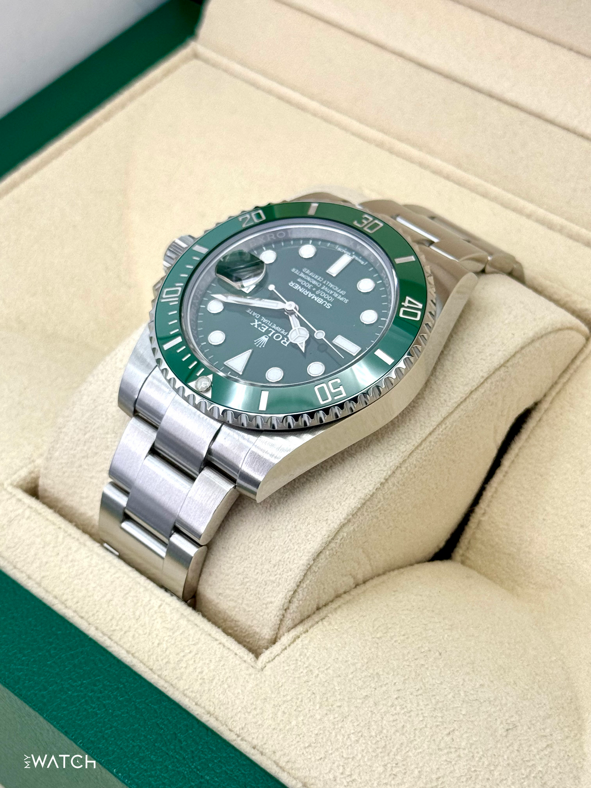 2018 Rolex Submariner “Hulk” 40mm 116610LV Green Dial