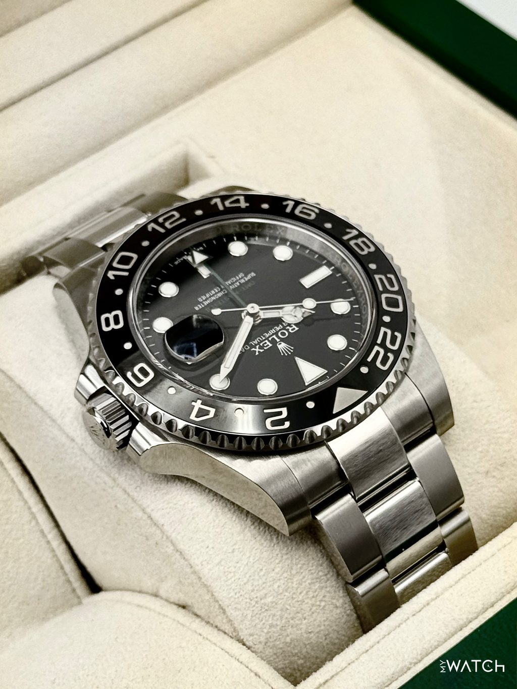 2018 Rolex GMT-Master II 40mm 116710LN Stainless Steel Black Dial