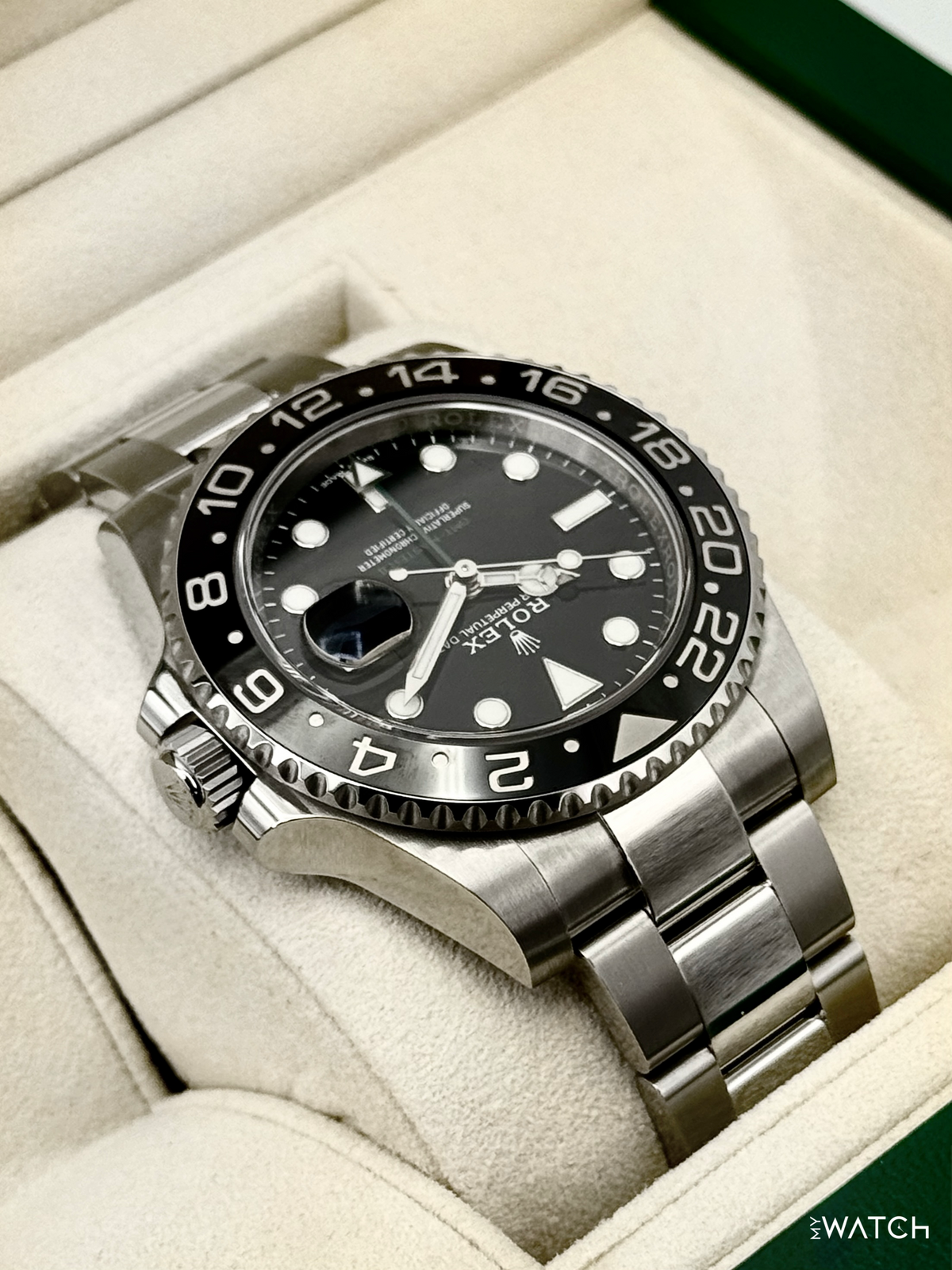 2018 Rolex GMT-Master II 40mm 116710LN Stainless Steel Black Dial