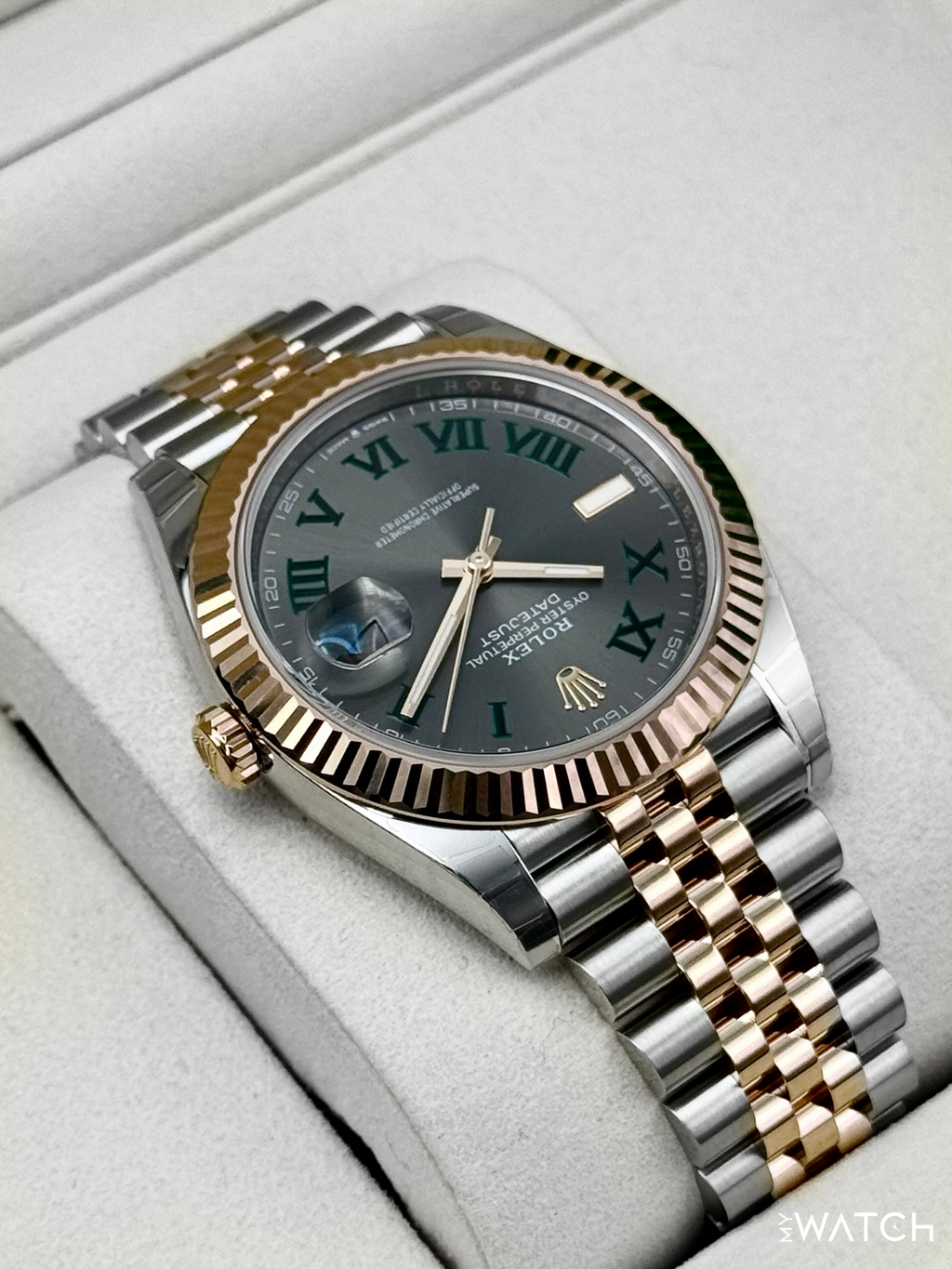 NEW 2026 Rolex Datejust 41mm 126331 Two-Tone Jubilee Wimbledon Dial (STICKERED)